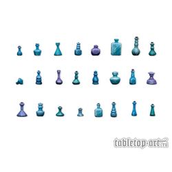 Tabletop-Art: Bottles And Small Bottles - Set 2 (19)