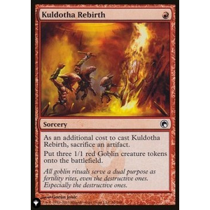 Magic löskort: The List: Kuldotha Rebirth