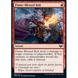 Magic löskort: Innistrad: Crimson Vow: Flame-Blessed Bolt