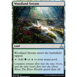 Magic löskort: Rivals of Ixalan: Woodland Stream