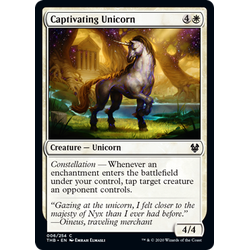 Magic löskort: Theros: Beyond Death: Captivating Unicorn