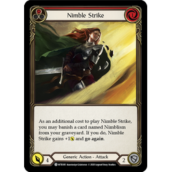 FaB Löskort: Welcome to Rathe Unlimited: Nimble Strike (Red)