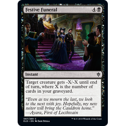 Magic löskort: Throne of Eldraine: Festive Funeral