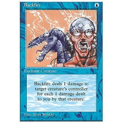 Magic löskort: 4th Edition: Backfire