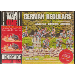 WW1 German Regulars - Advancing / Attacking / Command