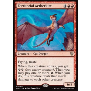 Magic löskort: Magic: Commander: Aetherdrift: Territorial Aetherkite
