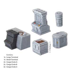 Battlefield in a Box Galactic Warzones: Rebel Outpost - Scatter Terrain