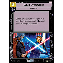 Star Wars: Unlimited Löskort: Secrets of Power: Evil is Everywhere