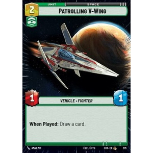Star Wars: Unlimited Löskort: Spark of Rebellion: Patrolling V-Wing (Hyperspace)