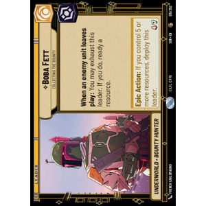 Star Wars: Unlimited Löskort: Spark of Rebellion: Boba Fett, Collecting the Bounty