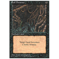 Magic löskort: 4th Edition: Evil Presence