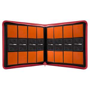 Ultra Pro 12-Pocket Zippered PRO-Binder - Red