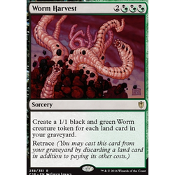 Magic löskort: Commander 2016 Worm Harvest
