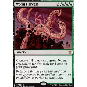 Magic löskort: Commander 2016 Worm Harvest