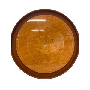 Crokinole Tournament Set w. Leather Ditch (Beech/Cognac)