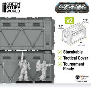 Plastic Sci-fi armored container (2)