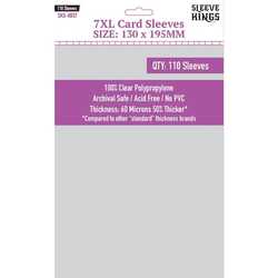 Card Sleeves 7XL 130x195mm (110) (Sleeve Kings)