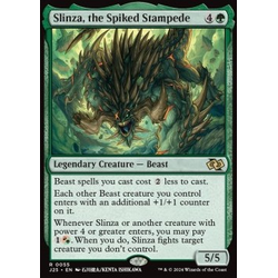 Magic löskort: Magic: Foundations Jumpstart: Slinza, the Spiked Stampede