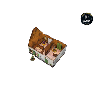 Pre-Painted WW2 Normandy Farmhouse