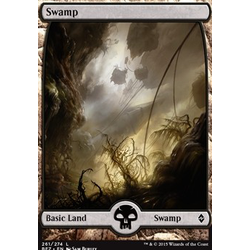 Magic löskort: Battle for Zendikar: Swamp, version 261