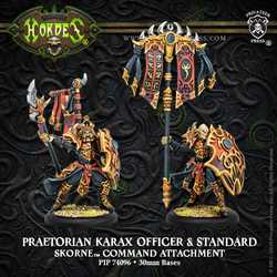 Skorne Praetorian Karax Officer & Standard (Unit Attachment)