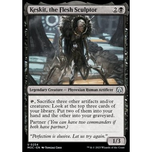 Magic löskort: Commander: March of the Machine: Keskit, the Flesh Sculptor