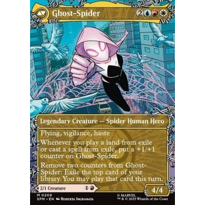 Magic löskort: Magic: the Gathering: Marvel's Spider-Man: Gwen Stacy // Ghost-Spider (alternative art)