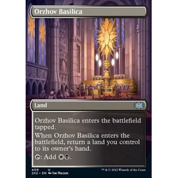 Magic löskort: Double Masters 2022: Orzhov Basilica (Alternative Art) (Foil)