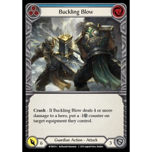 FaB Löskort: Welcome to Rathe: Buckling Blow (Blue) (Rainbow Foil)