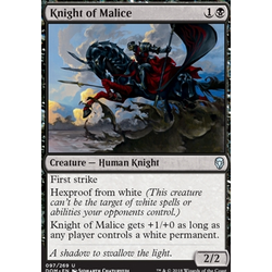 Magic löskort: Dominaria: Knight of Malice