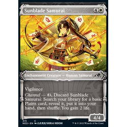 Magic löskort: Kamigawa: Neon Dynasty: Sunblade Samurai