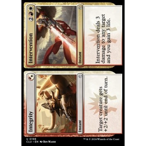 Magic löskort: Ravnica: Cluedo Edition: Integrity // Intervention