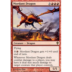 Magic löskort: Worldwake: Mordant Dragon