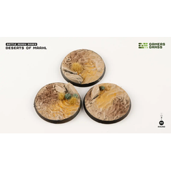 Battle Ready Bases - Deserts of Maahl 50mm Round (3)
