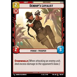 Star Wars: Unlimited Löskort: Twilight of the Republic: Dendup's Loyalist (Foil)