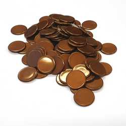 Counting Chips: Copper 15mm (100)