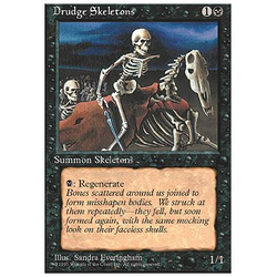 Magic löskort: 4th Edition: Drudge Skeletons