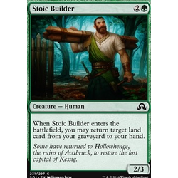 Magic löskort: Shadows over Innistrad: Stoic Builder