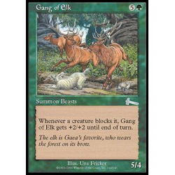 Magic löskort: Urza's Legacy: Gang of Elk