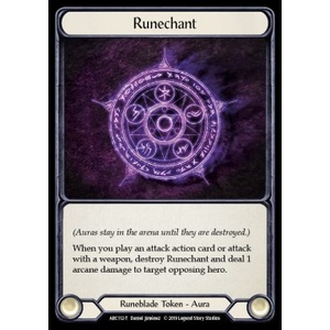 FaB Löskort: Arcane Rising First:  Nebula Blade // Runechant