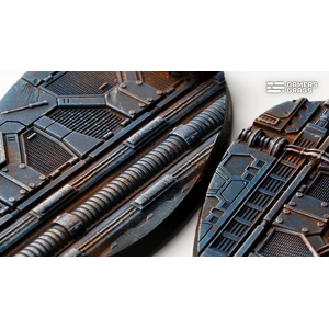 Battle Ready Bases: Spaceship Corridor 90mm Oval (2)