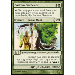 Magic löskort: Champions of Kamigawa: Budoka Gardener // Dokai, Weaver of Life