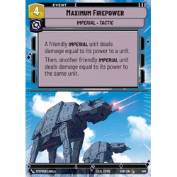 Star Wars: Unlimited Löskort: Spark of Rebellion: Maximum Firepower (Hyperspace)
