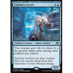 Magic löskort: Edge of Eternities: Emissary Escort (alternative art) (promo)