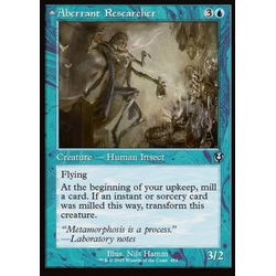 Magic löskort: Magic: Innistrad Remastered: Aberrant Researcher // Perfected Form (alternative art)