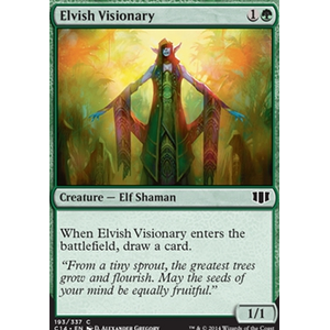 Magic löskort: Commander 2014: Elvish Visionary