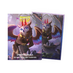Card Sleeves Standard Brushed Art "The Dragowlis" 63x88mm (100 in box) (Dragon Shield)