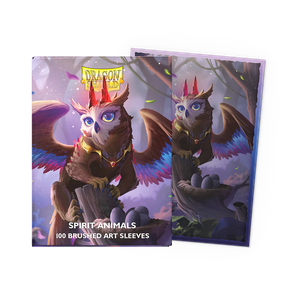 Card Sleeves Standard Brushed Art "The Dragowlis" 63x88mm (100 in box) (Dragon Shield)