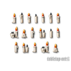 Tabletop-Art: Candles - Set 1 (18)