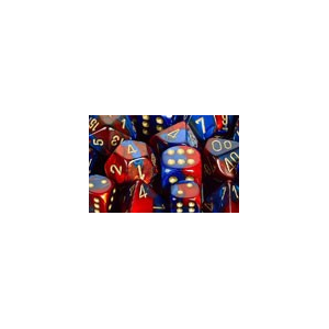 Gemini™ Blue-Red/gold (7-Die set)